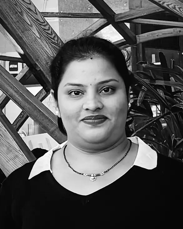 Portrait of Amrutha, Co-Founder of Eyemax Studios